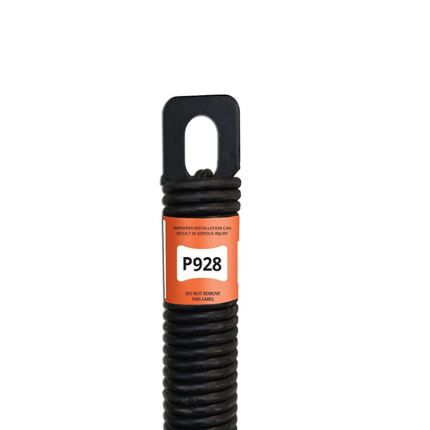 (P928) 28 in. Plug-End Extension Springs (0.148 in. No. 9 Wire)