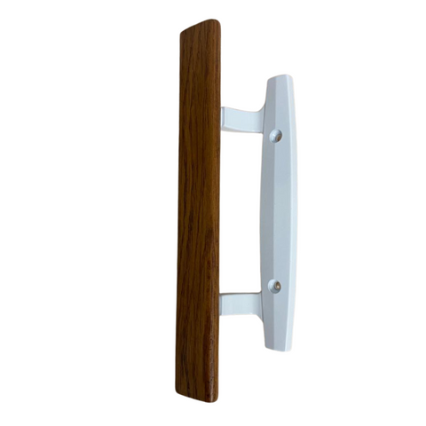 (DH-207-W) Wood Grip Pull Handle for Sliding Door - White