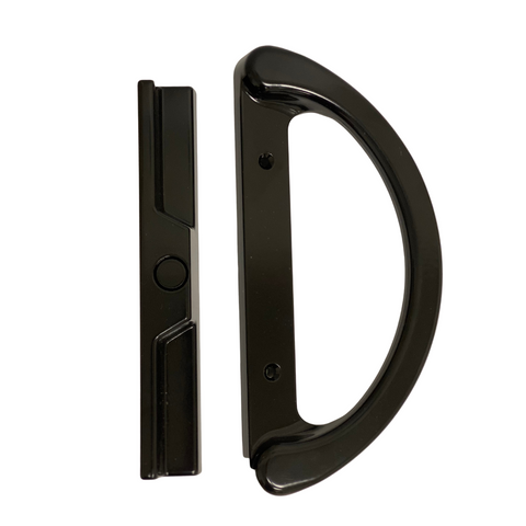 (DH-212-B) D-Grip with Lever Handle for Sliding Glass Doors (Black)