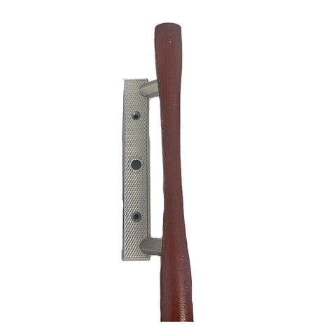 (DH-113) Amesbury Handle Set For Patio Doors, Aluminum With Wood Handle
