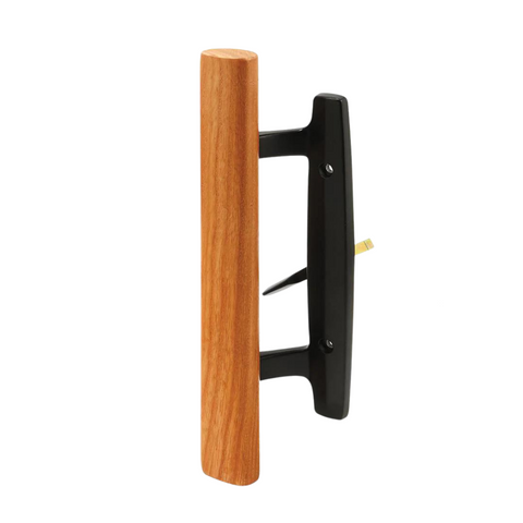 (DH-207-B) Wood Grip Pull Handle for Sliding Door - Black
